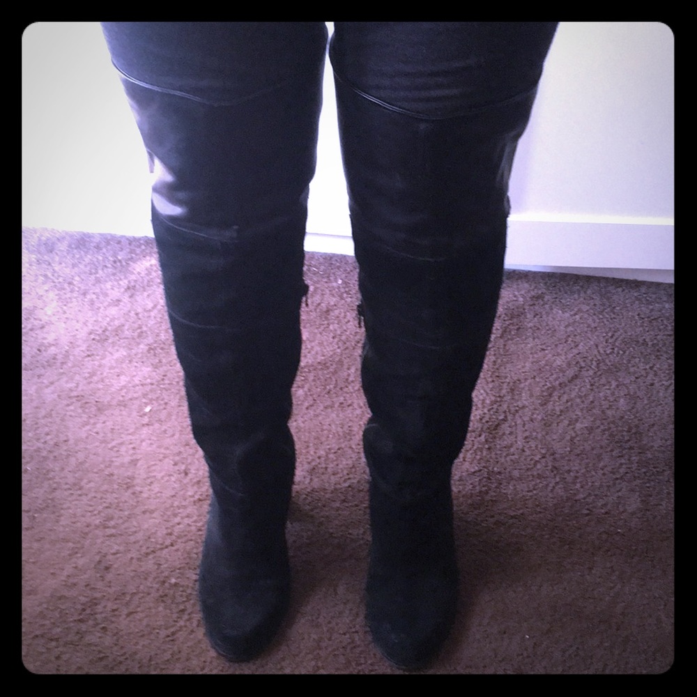 Black suede Over the knee Boots Sam Edelman